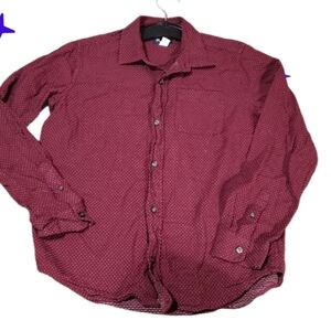 Burgundy xl 14 childrens place dress shirt